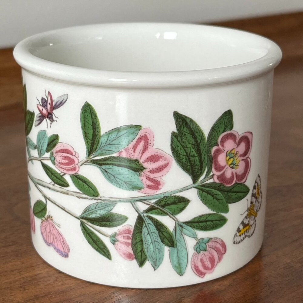 Portmeirion "Botanic Garden" Rhododendron Small Planter Votive Cup England Vtg.